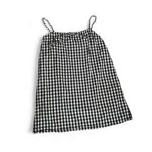 Vero Moda Kids Black and White Gingham Camisole